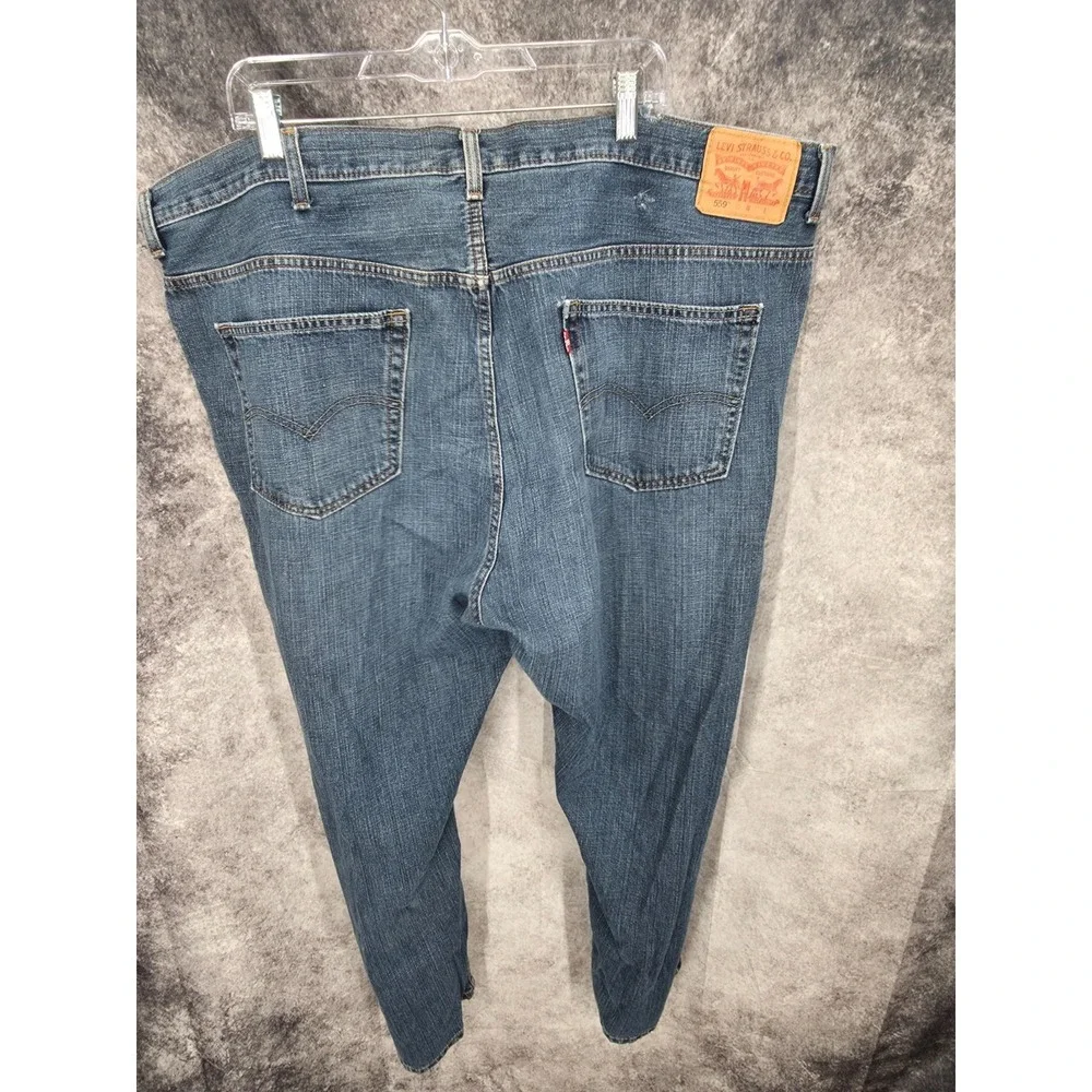 Levis 599 Jeans Mens 48 X 30 Blue‎ Giant Fit Baggy Loose Skater Medium Wash